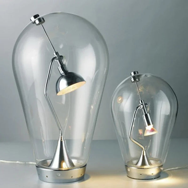 Lampe de bureau magnétique en verre soufflé tactile moderne pour salon, salle d'étude, chambre à coucher, décoration, lampe de bureau de lecture