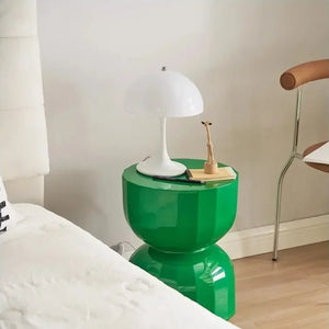 Nordic Textured Hourglass ABS Stool
