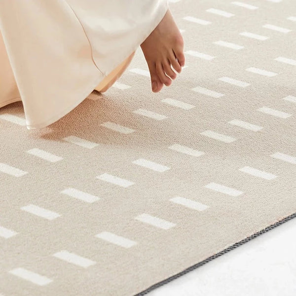 Retro French Rectangle Pattern Carpet Area Rug