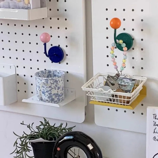 Magnetic Metal Retro Ball Wall Hook