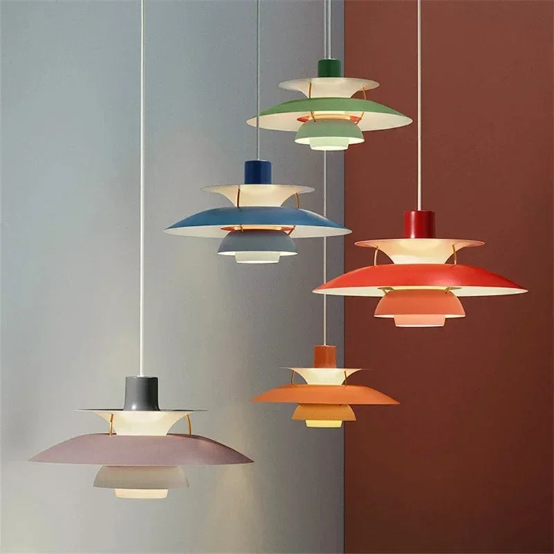 Danish Design Color Umbrella Ceiling Fixture