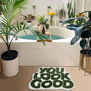 MokoMoko "You Look Good" Hand-Crafted Mat