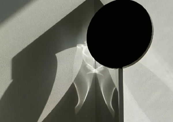 Applique murale à effet de lumière diffuse en acier inoxydable chromé