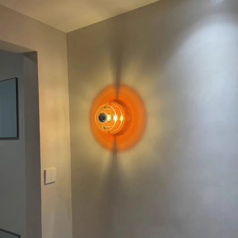 Bauhaus UFO Acrylic Ambience Sunset Wall Lamp