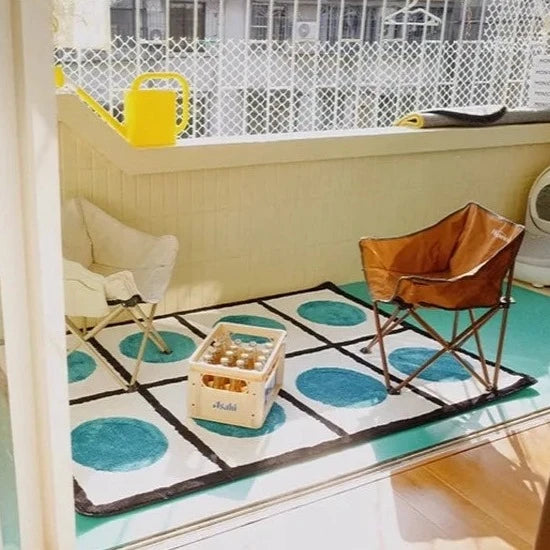 Dot Minimalistic Pattern Area Carpet Rug