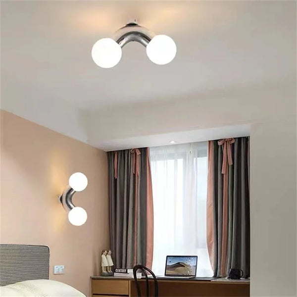 Carl Lighting Hotel Style Chrome Ball Wall & Ceiling Lamp