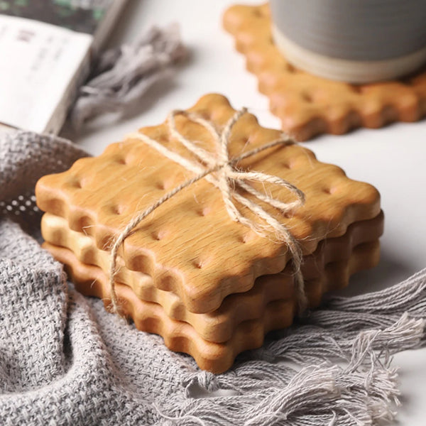 Wooden Cookie Coaster