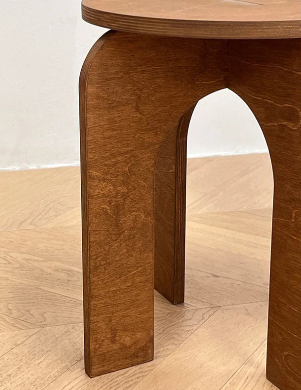 Vintage Cross-Leg Low Stool