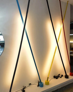 Lampadaire à bande rétro