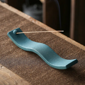Ceramic Wave Incense Holder
