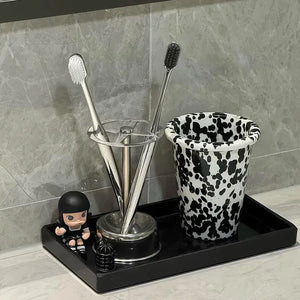 Stainless Steel Vintage Toothbrush Stand