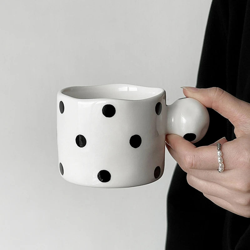Irregular Dalmatian Ceramic Mug