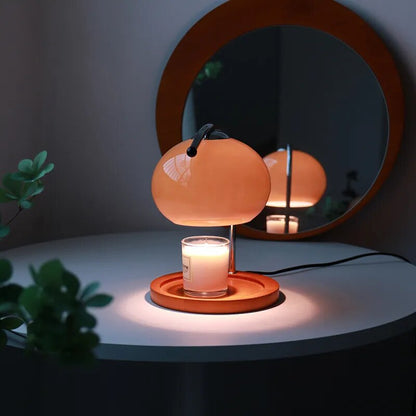 Retro Glass Dimmable Candle Warmer Lamp