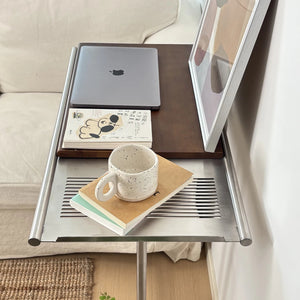Studio Lima Mid-Century Solid Wood Laptop Table