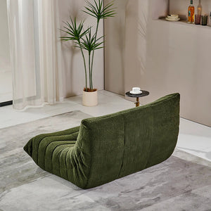 Teddy Velvet Foam Two-Seater Sofa