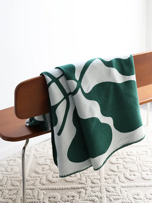 Jacquard Vine Throw Blanket