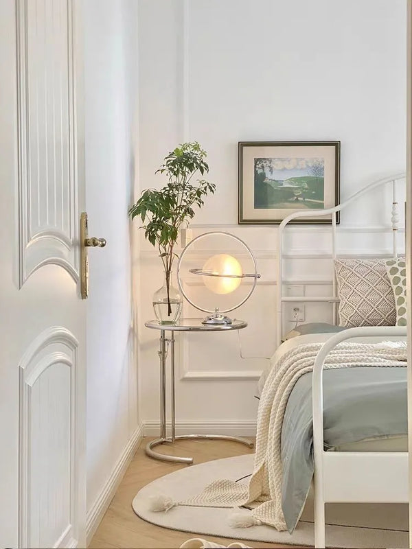 Bauhaus Glass Rotary Planet Table Lamp