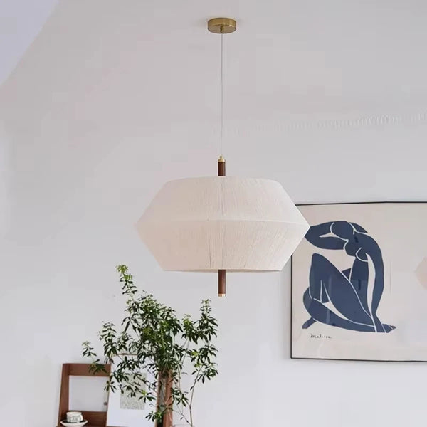 Yū Tokyo Japanese Hemp Rope Rattan Ceiling Pendant Light