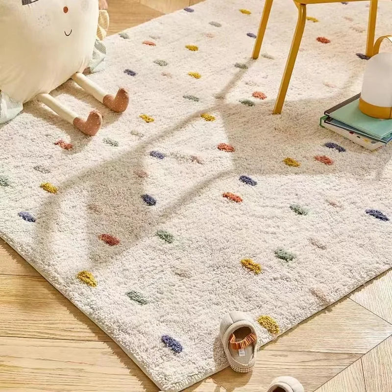 Spotted Rainbow Color Carpet Area Rug