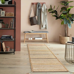 Jute Braided Hand-Crafted Indian Area Rug [Exclusive]