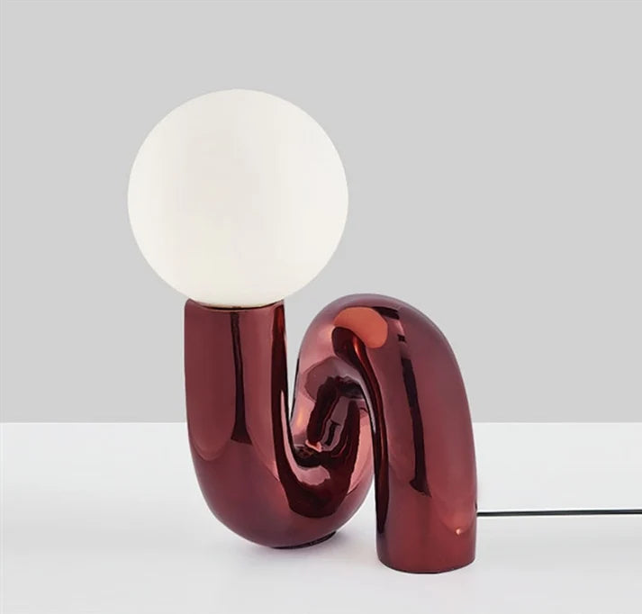 Nordic Twisted Ball Table Lamp