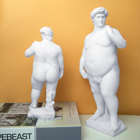 Fat David Greek Sculpture