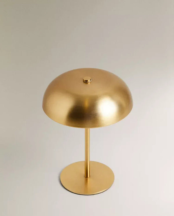 Nordichome Industrial Cordless Metal Dome Table Lamp