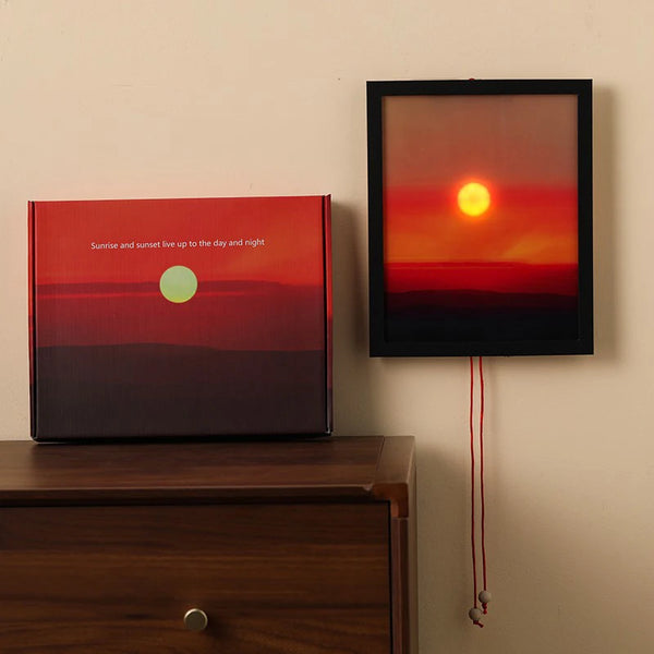 Rising and Falling Sun Wall Lamp