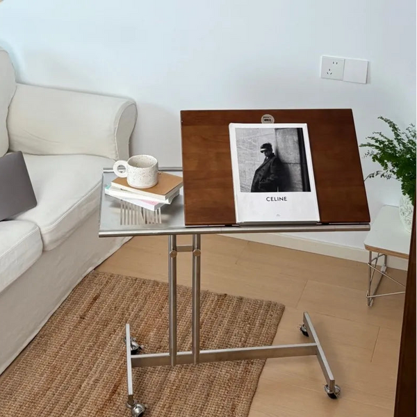 Studio Lima Mid-Century Solid Wood Laptop Table