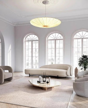 Yū Tokyo Japanese Wabi-Sabi Fabric Pendant Chandelier