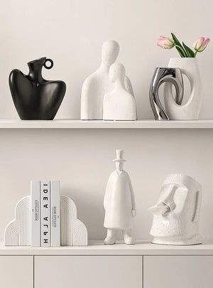 Atelier Oro Ceramic Cloud Bookends Ceramic Stand