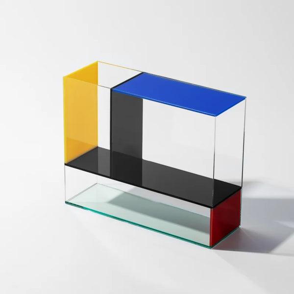 Color Block Acrylic Vase