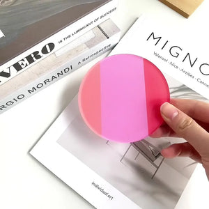 CMYD Acrylic Round Bauhaus Color Coaster