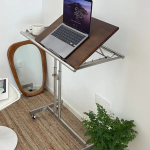 Studio Lima Mid-Century Solid Wood Laptop Table