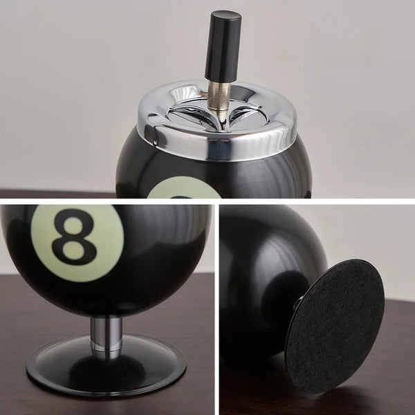 Metal Billiards Ashtray