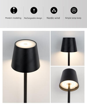 Lampe tactile sans fil de style hôtelier