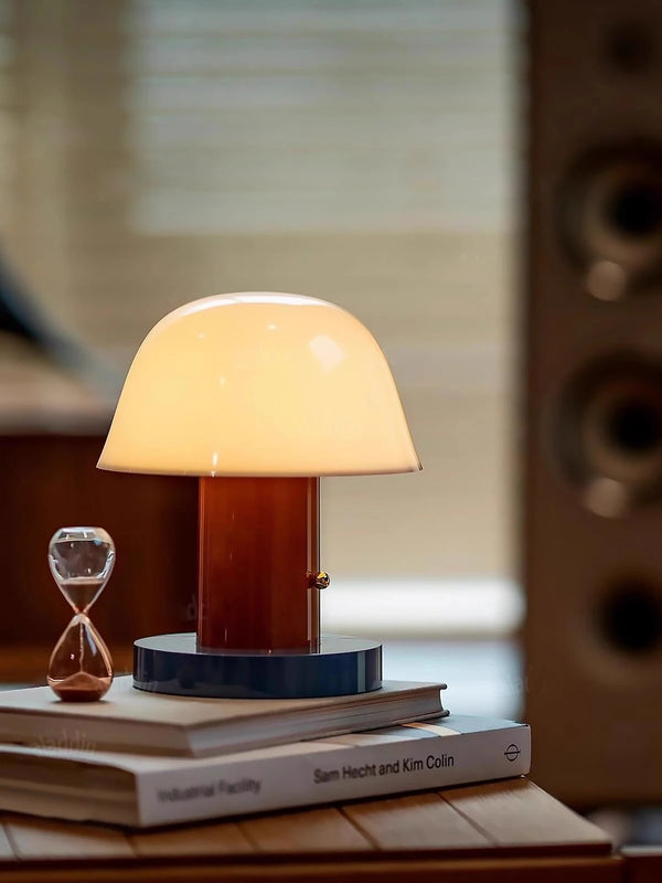 Haus Theory Cordless Mushroom Table Lamp
