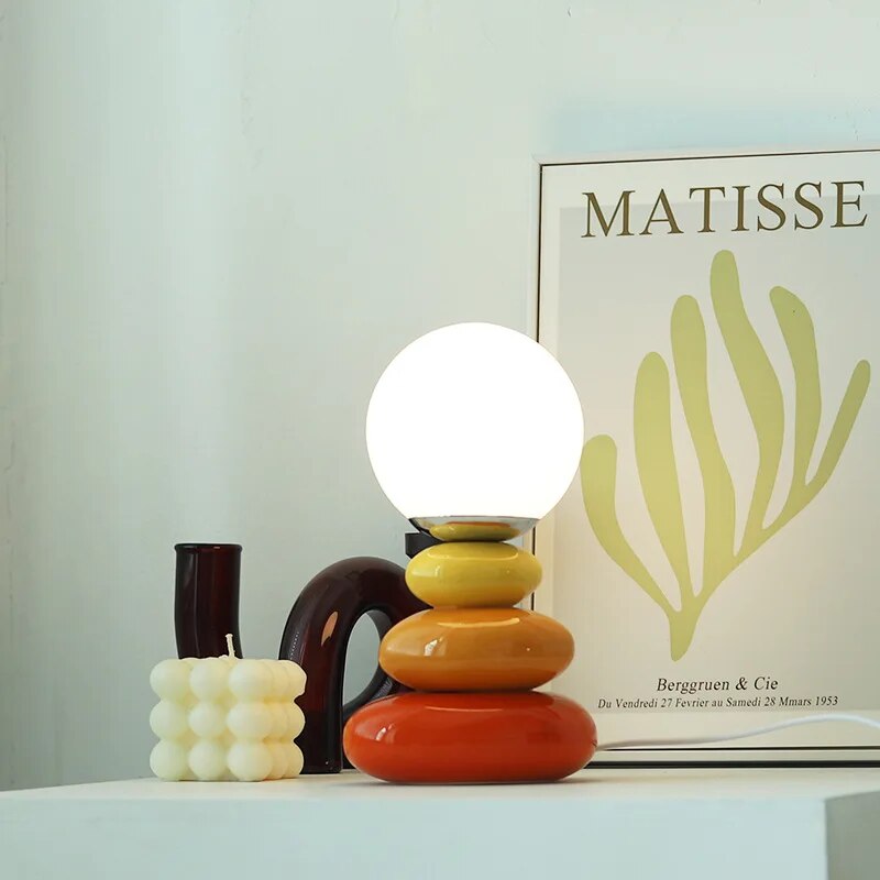 Cololred Ceramic Table Lamp
