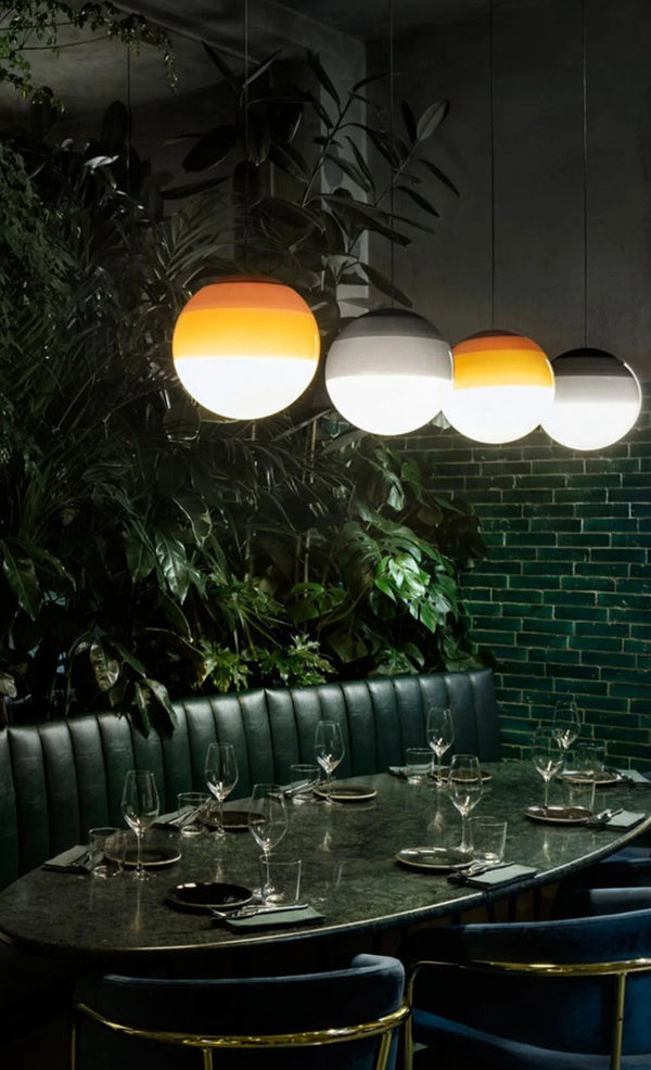 Nordic Candy Glass Ball Dipping Pendant Ceiling Lamp