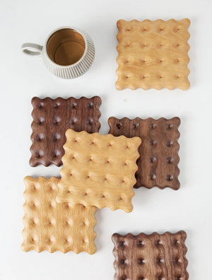 Wooden Cookie Coaster