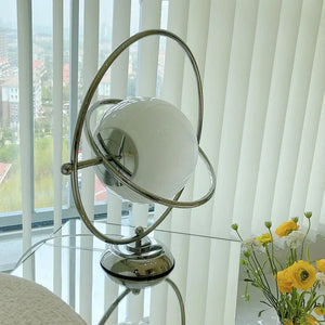 Bauhaus Glass Rotary Planet Table Lamp