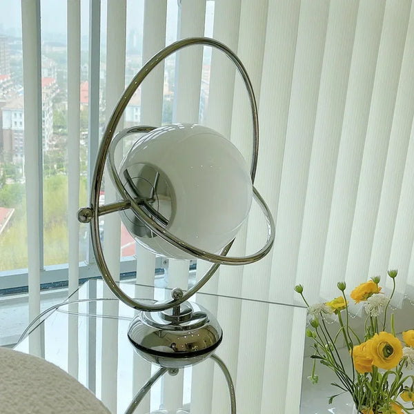 Bauhaus Glass Rotary Planet Table Lamp