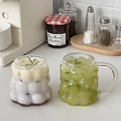 Transparent Grape Design Mug