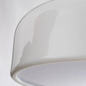 Plafonnier suspendu en forme de dôme en métal