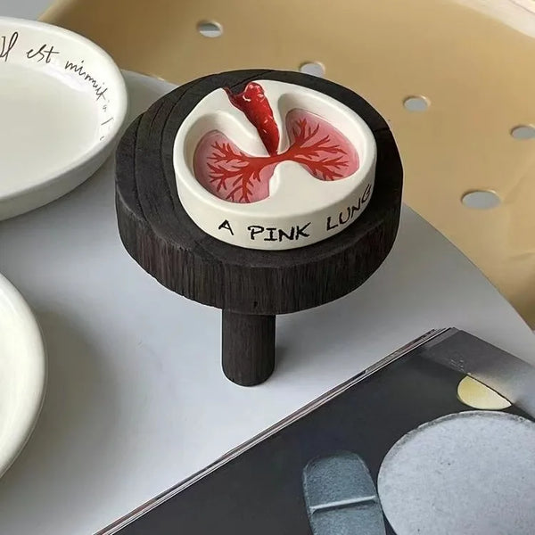 Still Pink Lung For Now Ashtray