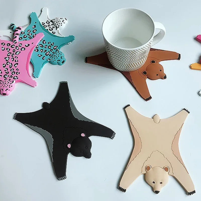 Silicone Animal Hide Coaster