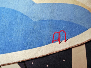 MokoMoko Heart Swimming Pool Area Carpet Rug