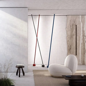 Lampadaire à bande rétro