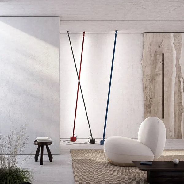 Lampadaire à bande rétro