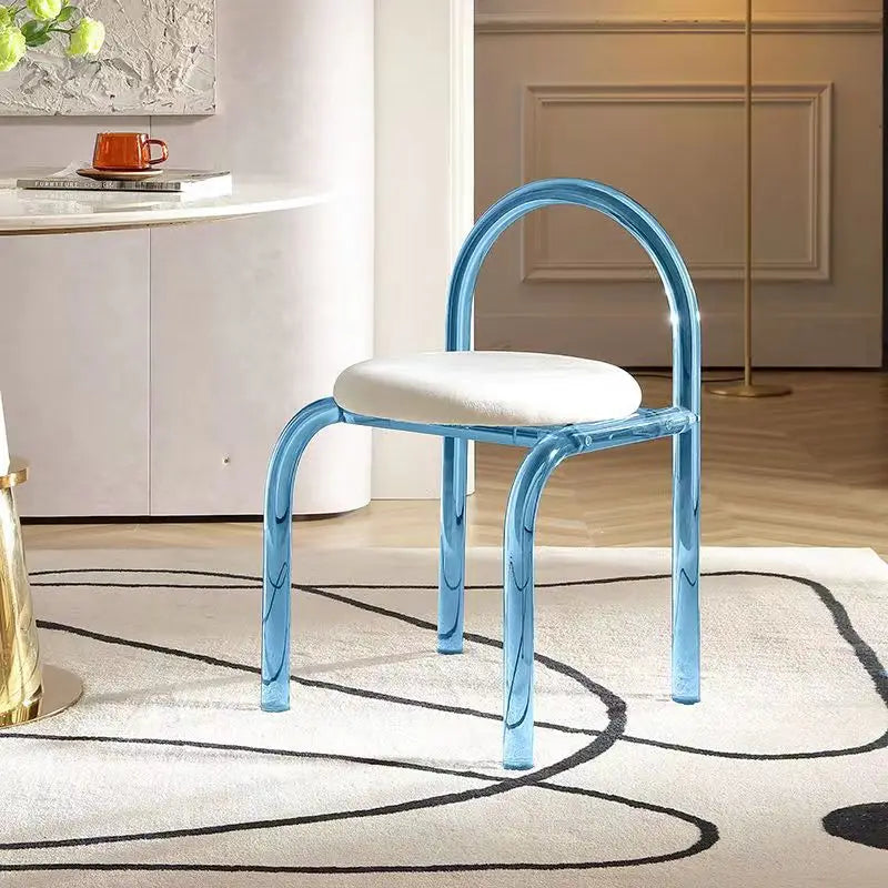 Mid-Century Modern Color Acrylic Arch Chair